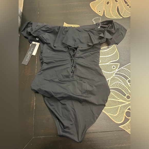 NWT La Blanca Womens Island Goddess One Piece Swimsuit Size 12 - Picture 4 of 7